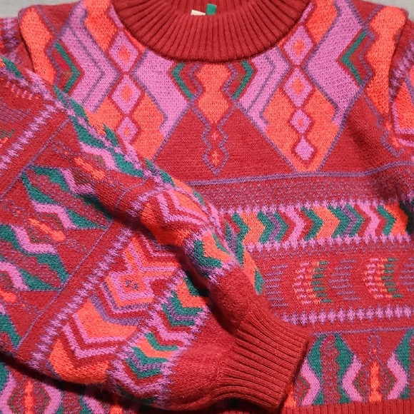 FARM Rio Colorful Abstract Sweater - Picture 9 of 15